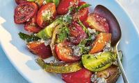 Simple Scandi recipes for late summer - from marzipan cake to no-effort tomato salad - by Danish chef Trine Hahnemann