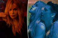 Nicole Kidman cozies up to young pop star, smokes cigarette and downs shot in raunchy music video