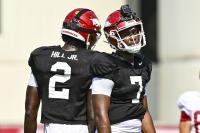 Arkansas football QB battle between KJ Jackson, AJ Hill comes down to ball security
