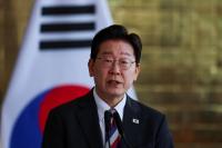 South Korea’s Lee urges talks with North Korea to replace armistice with peace