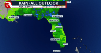 Storms bring a flash flood threat to parts of Florida
