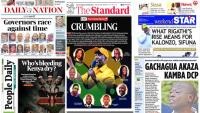 Kenyan newspapers review: DCP announces conditions for Mt Kenya UDA leaders planning to decamp