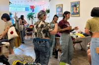 Get creative with art classes and a free clothing swap at this community-focused L.A. studio this month