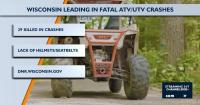 Wisconsin leads nation in fatal ATV and UTV crashes