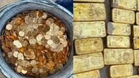 50 gold bars hidden in cellar walls? Workers stumble upon huge treasure in Belgium