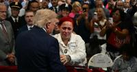 President Trump stops New York speech to comfort parents of 12-year-old killed by stray bullet