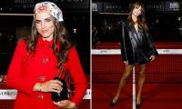 Jessica Fox is red hot while Montana Cox serves a daring leather look at star-studded Gucci padel event at the Sydney Opera House