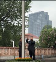 Indian Envoy to China Hoists Tricolour in Beijing on I-Day