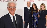 Ted Danson, 78, shares the spotlight with lookalike nepo daughter Kate, 46, as he's honored at TV Hall of Fame ceremony