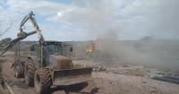 Farmers praised for providing vital back-up to fire service at Dunwich Heath