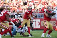 49ers QB Kurtis Rourke back at team facility after Thursday trip to hospital