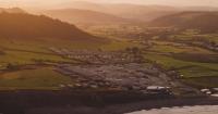 Welsh campsite is on the beach has an indoor swimming pool and is next to a brilliant seaside town