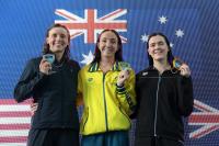 Australia's Lani Pallister holds off Katie Ledecky in 400 freestyle showdown