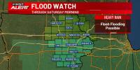 FIRST ALERT: Heavy rain threat in the far south