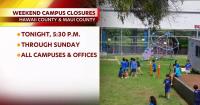 Hawaii public school campuses close ahead of Hurricane Lala