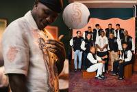 Anthony Edwards wears Randolf piña barong to meet PBA legends