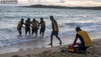 Sri Lanka Police lifeguards rescue 43-year-old man swept out to sea at Madiha Beach