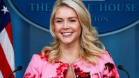 Was being left on Trump’s bomb-threat plane the final straw for Karoline Leavitt?