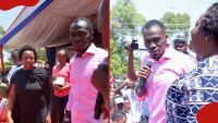 Trevor Ombija's wife steals show with exciting message, dance during Nyakach Cultural Day
