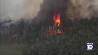 Smoke fills southwest Miami-Dade as brush fire continues to burn near Krome Avenue