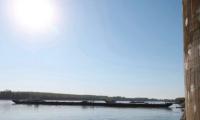 Hungary begins sinking barges to protect nuclear power plant as water level decreases