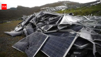 By 2060, discarded solar panels could total to 402 million tonnes; recycling them could...