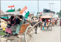 Sopore rides high on patriotism with unique Tonga Tiranga rally