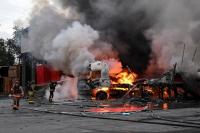 Ukraine strikes Russian rocket and military centre, Moscow hits infrastructure