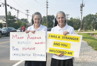 ‘Even the nuns are mad’: Catholic sisters are standing for Haitians outside ICE offices