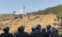 Hundreds of troops deployed to Ceuta's border with Morocco over fears tens of thousands of migrants could attempt 'invasion' TODAY