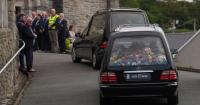 Tearful scenes as family and friends bid final farewell to All-Ireland winner James McHugh and wife Noreen