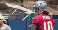 Cowboys arrive in Seattle for first preseason test