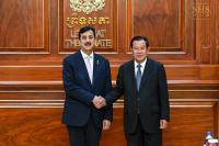 Cambodian Senate President Congratulates Pakistan on Independence Day