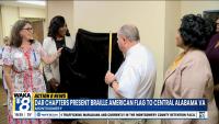Special U.S. flag display for vision-impaired veterans unveiled in Montgomery