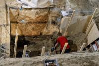 Church repairs in France uncover centuries of burials beneath a stone floor
