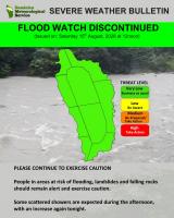 WEATHER UPDATE (12:00 PM, 15 August): Flash Flood Watch no longer in effect; Tropical wave continues to affect Dominica