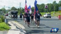 Service members start 140-mile run to honor fallen military members and first responders