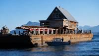 Vancouver Island cottage takes to the seas on journey to new Malcolm Island home