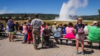 Yellowstone National Park Ranger Detains Tourist Caught Disrespecting Old Faithful On Camera