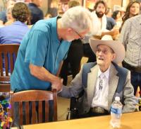 Restaurant fetes customer on 100th birthday