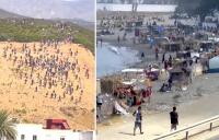 Morocco stops hundreds of migrants near Ceuta border and orders Spanish journalists out