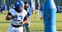 ‘Really excited about him’: Work ethic has put Kalen Edwards to impact Kentucky’s defensive line