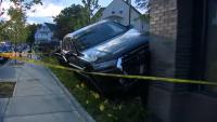 2 taken to hospital after SUV slams into Dorchester building