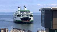 Washington State ferry crew rescues rowboat taking on water near Orcas Island