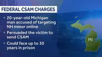 Michigan man accused of targeting New Hampshire minor online