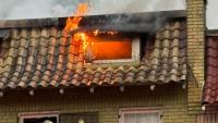 Firefighter taken to hospital after Northeast DC rowhome fire A firefighter was taken to a hospital after an accidental fire spread between two Northeast D.C. rowhomes. No additional injuries were reported.