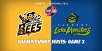 WATCH LIVE SUNDAY: Lake Monsters victorious in New Britain, force Game 3 of FCBL championship series