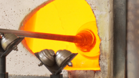 Art at 2000 degrees – Hot Glass Academy demonstrates glassblowing at WV State Fair