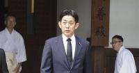 Japan ruling party executive Kobayashi visits war-linked Yasukuni shrine