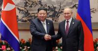 North Korea's Kim tells Putin he is 'proud' of strong ties, state media reports